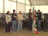 Foto: Apertura con la izada de ikurri�a