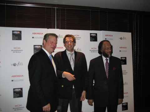 Argazkia: Nazioarteko adituak mintegian, Al Gore eta Rajendra J.Pachauri 