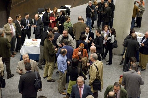 Foto: Vista panor�mica del evento posterior al encuentro 