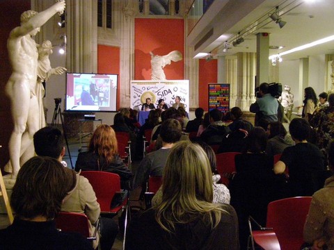 Foto: Los participantes del encuentro sobre enfermedades de transmisi�n sexual 