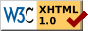 XHTML 1.0 Transicional Valido